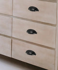Semi Round Cabinet Drawer Pulls In Black Stainless Steel Cup Handles For Cabinets And Closets, Ergonomic Grip For Easy Opening