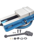 Badass Precision 6 Inch X 7.87 Inch Swivel Mill Vise engineered for metal fabrication with heavy-duty steel components.