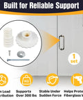 Universal Grab Bar Mounting Kit For Fiberglass Showers With Adjustable Spacers Compatible With Major Brands Easy No Sweat Wall Install Heavy Duty Safety Hardware Set components with screws and spacers.