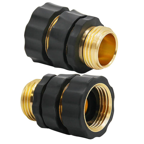3/4 Inch Garden Hose Quick Connect Fittings Kit With 4 Male Adapters And 4 Female Adapters, Easy Quick Connect System For Faster Hose Setup, Durable Outdoor Watering Accessory