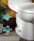 Chic Cute Turtle Toilet Bolt Covers 2 Pack For Bottom Of Toilet Coastal Beach House Bathroom Decor Easy Install