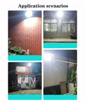 Application scenarios for JUDYSSY Solar Flood Light Outdoor, led lighting in various settings, showcasing versatility and brightness.