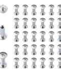 Kickass Chicago Binding Screws With Phillips Cross Head Design Heavy Duty Carbon Steel Stud Posts And Nickel Plated Rivet Kit for craft projects
