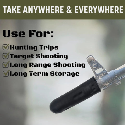 All Weather Rifle Barrel Cover For Most Guns Muzzle Protection Keeps Your Rifle Clean And Ready Fits Bolt Action Muzzleloader Shotgun