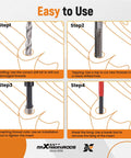 Step-by-step guide using 320 Piece Helicoil Thread Repair Kit With Metric And SAE Thread Restorer Set, DIY Friendly, HSS Drill Bits.