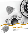 Grey Screw Cover Caps 500 Pack Durable Plastic Thread Protectors displayed with metal construction parts