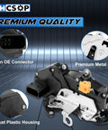 Front Left Driver Side Door Lock Actuator Motor For Chevy GMC SUVs And Trucks 2007 2008 2009 2010 2011 2012 2013 2014 Suburban Tahoe Silverado Avalanche Yukon XL Sierra Replacement, 5-pin connector, metal lock