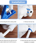 Installation steps for 12 Pack 1/4 Inch Water Tubing 90 Degree Elbow Connectors Push Fit Quick Connectors for Reverse Osmosis
