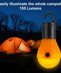 Soft Amber Sleep Lantern Bulbs, 4 Pack, Portable Hanging Bug Resistant Lights For Kids And Babies, Perfect For Camping, Batteries Not Included