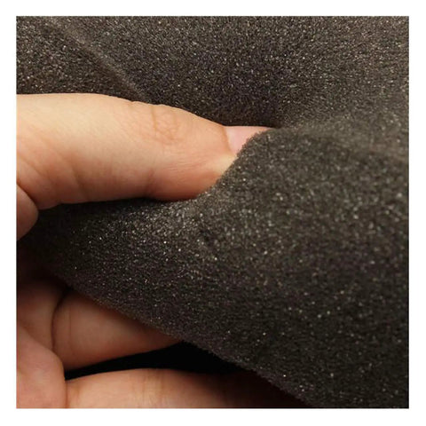 Close-up of Rock Solid High Density Upholstery Foam Sheet 2 Inch Thick showing texture and softness for furniture restoration.