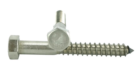 Built Tough 1/2 X 4 Inch Hex Lag Screws Crafted From Top Shelf 18-8 Stainless Steel A Pack Of 25 Boss Grade Fasteners That Chuckle At Outdoor Hardship Daily