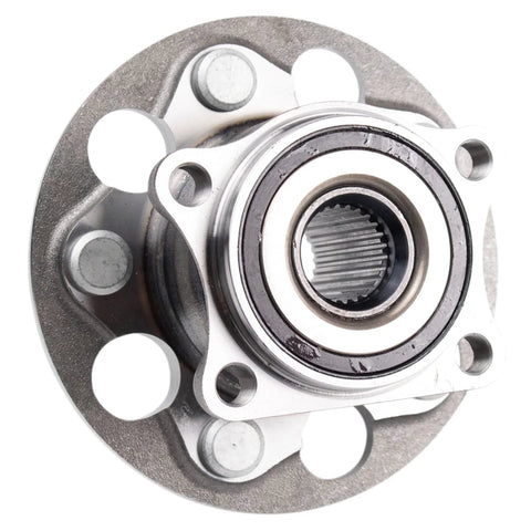 Rear Wheel Bearing And Hub Assembly Pair For 19-23 Toyota RAV4 All Wheel Drive, 20-23 Camry AWD, close-up view of one hub
