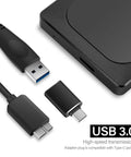320GB Ultra Slim Portable External Hard Drive with USB 3.0 for PC Mac Laptop and Gaming Consoles PS4 Xbox One Xbox 360