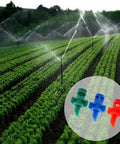 Micro Atomizing Garden Sprinkler Nozzle Set 90 Degree 180 Degree 360 Degree Refraction Water Mist Nozzles in field