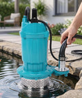 Badass Half Horsepower Stainless Steel Submersible Water Pump With Rock Solid Rust Resistant Build For Fast Crawl Space And Sump Drainage in pond