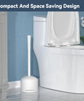 Badass Heavy Duty Toilet Plunger and Sink Plunger with Holder Pack of 2 White Adjustable Rubber Flange in a bathroom corner.