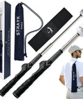 Retractable Golf Swing Trainer That Busts Your Slice, Hypes Tempo, And Delivers Instant Feedback, Indoor Outdoor Practice Aid
