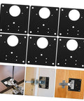 Six Pack Cupboard Hinge Repair Plates Kit For Quick Install Quiet Kitchen Cabinet Door Fix Secure And Stylish Cabinetry Hardware For No Slam Operation displayed.