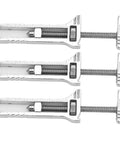 Three Mini Multitool Wrench With Bottle Opener Ultra Lightweight 85g Zinc Aluminum Adjustable Spanner for camping and hiking.