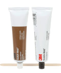 Epoxy Adhesive 2216 Gray Heat-Resistant Two-Part B/A Tube Kit 2 fl oz with applicator stick, front view