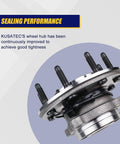 Front Wheel Bearing And Hub Assembly 515145 Compatible With 2011 2020 Chevy Silverado 2500HD 3500HD And GMC Sierra 2500HD 3500HD Front 4WD 8 Lug ABS Ready Replacement