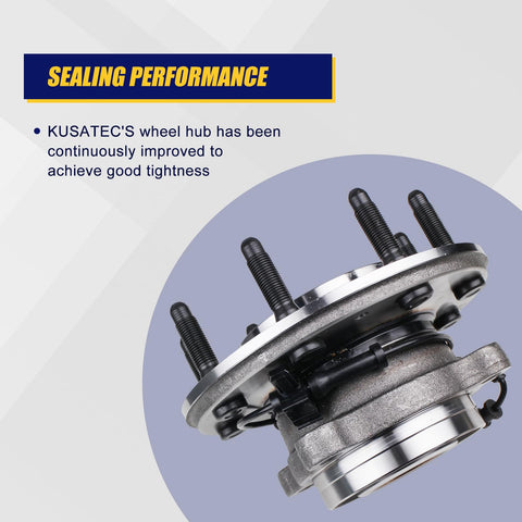 Front Wheel Bearing And Hub Assembly 515145 Compatible With 2011 2020 Chevy Silverado 2500HD 3500HD And GMC Sierra 2500HD 3500HD Front 4WD 8 Lug ABS Ready Replacement