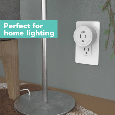 Smart Plug Mini 4 Pack With Wi Fi No Hub Needed Works With Alexa And Google Home Control Lights And Devices From Anywhere ETL Certified Requires 2.4 GHz Wi Fi Network Easy Setup