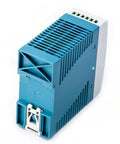 Straight Up Industrial Grade Switching Power Supply Delivering 12V At 5A For Led Arrays Telecom Rigs And Control Panels, side view