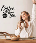Coffee Bar Decor Metal Sign 12x10 Inch Wall Art Rustic Vintage Black Cup Letter Sign for Cafe Home Office Kitchen displayed