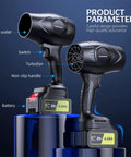 Image of Beast Of A Cordless Leaf Blower With 980000 RPM Turbine Motor, 21V Dual 4.0Ah Batteries, highlighting design features