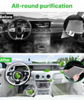 Interior car view showing effects of Engine And Cabin Air Filter Kit For Kia Telluride 3.8L And Hyundai Santa Fe 2.0L 2.4L Replacement Set