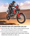 Motorcyclist riding in desert highlighting High Performance Ignition Coil Kit For 50cc 125cc 150cc Scooters ATVs Go Karts And Mopeds