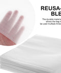 White EPE Foam Pouches 100 Count Lightweight Cushioning For Fragile Glassware And Ceramic Dishes Reusable Shock Absorbing Protective Wrapping