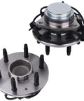 2WD Front Wheel Bearing And Hub Assembly For Chevy Tahoe Silverado Suburban Avalanche Express 1500 2500 GMC Yukon XL 1500 Sierra Savana And Cadillac Escalade Direct Fit Replacement For Easy Install