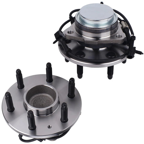 2WD Front Wheel Bearing And Hub Assembly For Chevy Tahoe Silverado Suburban Avalanche Express 1500 2500 GMC Yukon XL 1500 Sierra Savana And Cadillac Escalade Direct Fit Replacement For Easy Install