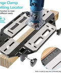 Pro Grade Door Hinge Adjustment Tool Kit With Template Jig And Concealed Hinge Locator for precise alignment on wooden doors