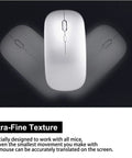 Tiny 6 By 8 Inch Mouse Pad For Laptop And Travel, thick rubber base, non slip, ideal for wireless and wired mice use, black pad