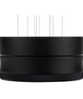 54Mm Adjustable WDT Distributor Leveler Tool Espresso Coffee Needle Stirrer in sleek black design with stainless steel needles.