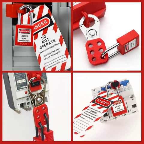 Rock Solid Lockout Tagout Padlock Kit Five Pack Keyed Alike Osha Approved Heavy Duty Industrial Safety Locks Built To Crush Daily Shop Floor Demands Today