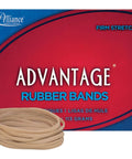 Top Shelf Number Thirty Three Rubber Bands Built Different For Daily Hustle Three And A Half Inch By One Eighth Inch Natural Beige Elastic Loops in a stack.