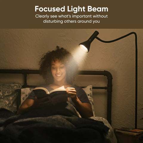 Must Have LED Floor Lamp For Living Room, Bedroom, And Office With Remote, App Control, Stepless Dimmer focused light beam for reading