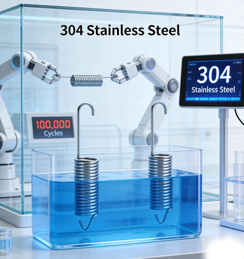 Top Shelf Replacement Recliner Sofa Chair Mechanism Tension Extension Springs Built Legit To Run Smooth, 304 stainless steel springs in liquid test.