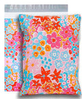 Floral design 100 Pack 10X13 Inch Poly Mailers Waterproof And Tear Resistant Envelopes For Clothes And Gifts showcasing vibrant colors