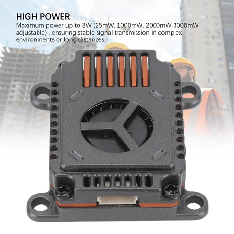 3W 5.8GHz FPV Video Transmitter VTX With 48CH Ultra Lightweight Aluminum Alloy Build Low Latency Long Range Signal For FPV Racing Drones