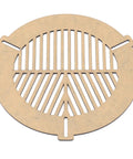 Astro Focus Mask For Telescopes Acrylic Focusing Mask 100 To 140mm Diameter showing top-down view of precision cut design