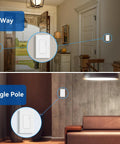 Slick Touch Dimmer Switch For Led And Halogen Lighting Single Pole And Three Way Setup Requires Neutral Wire Ul Certified Includes Wall Plate