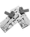 Two Pack 45 Degree Downward Pivot Soft Close Cabinet Hinges With Damper For Furniture And Kitchen Cupboards Flush Mount Hardware