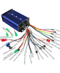 72V 1500W Brushless Dc Motor With Integrated Differential Gearbox And Smart Controller wiring harness with connectors visible.