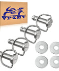 Quarter Turn Saddlebag Fasteners With Washers Heavy Duty Pin Bolts For Quick Swap And Secure Ride On Harley Davidson Motorcycles