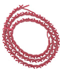Heavy Duty Adjustable V Belt For Woodworking Lathes And Table Saws Red Premium Urethane Strap in coiled shape, 13 mm wide.